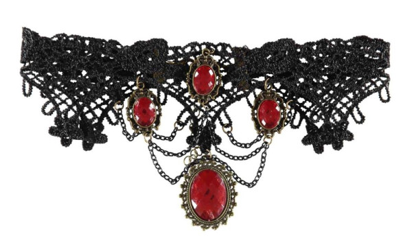 Gothic Ruby Necklace