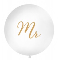 Mr XL balloon gold 1m