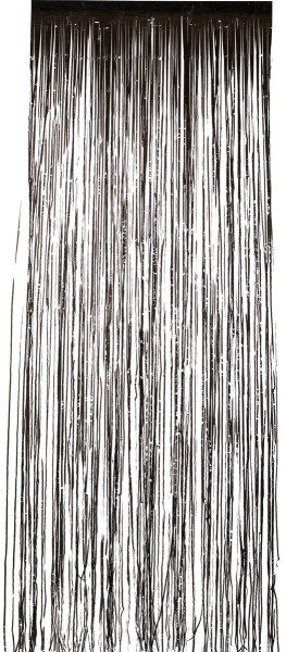 Mystisk skræmmende natdør gardin sort 91 x 244 cm
