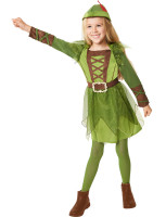 Oversigt: Peter Pan Mädchen Kostüm