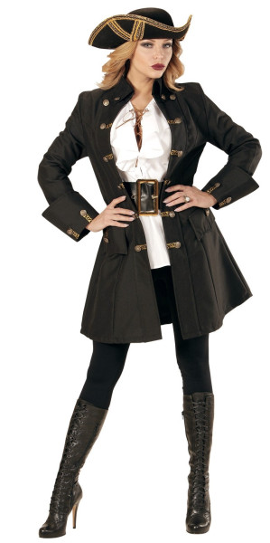 Manteau de voleur de pirate pour femme