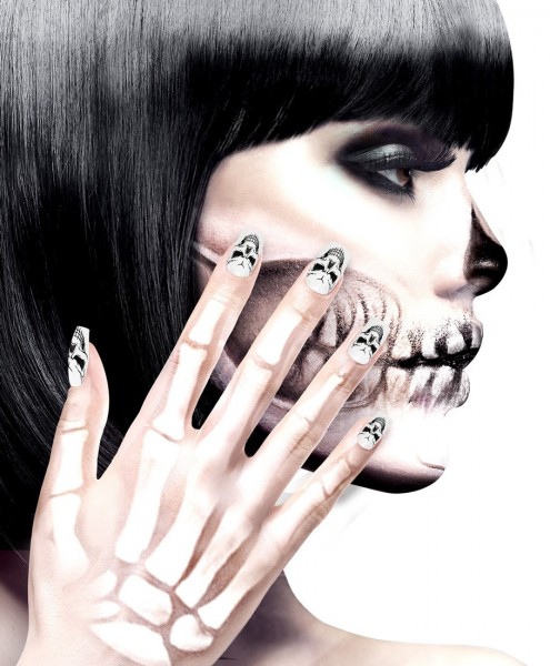 Deluxe skeleton fingernails