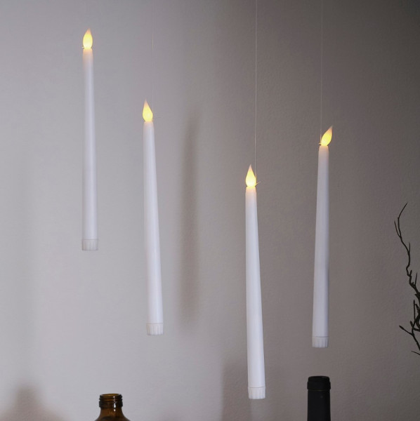 6 Fliegende Spukhaus-Kerzen LED