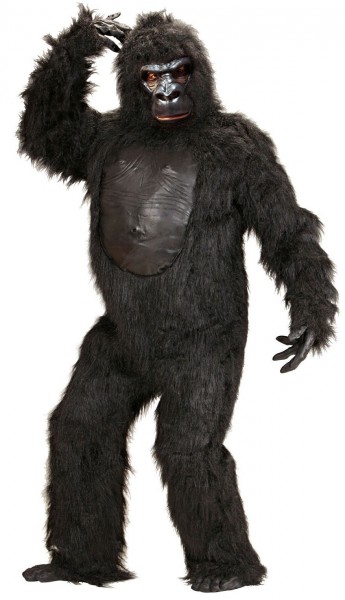 Costume gorilla nero Grumpy Unisex 3