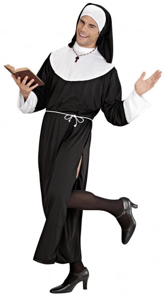 Härlig nunna herrkostym