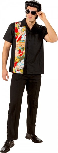 Camisa pin-up de Hawaii para hombre