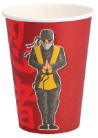 8 vasos de papel Ninja Power 210ml