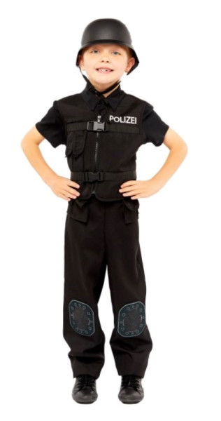 Police special unit costume for children