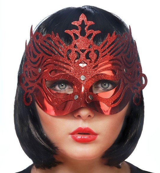Ästhetische Maske Rot 2