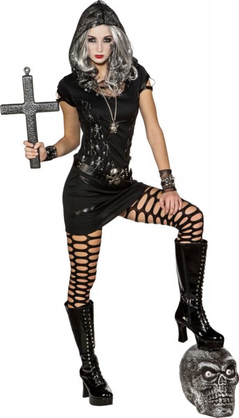 Black allegra death costume for women 4