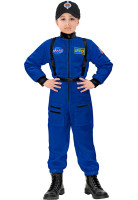 Blauw astronautenkostuum voor kinderen