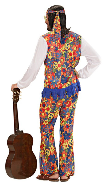 Buntes Hippie Kostüm Liam für Herren 3