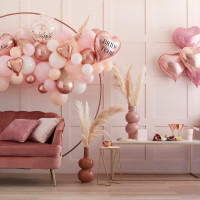 Widok: Girlanda balonowa dla panny młodej 65 sztuk
