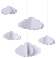 XX Natural Baby 3D clouds ceiling hanger