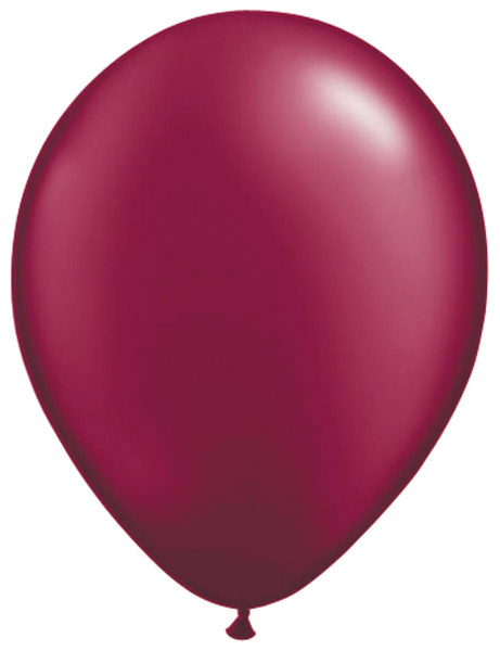 10 ballonger Klassisk Bordeaux 30cm
