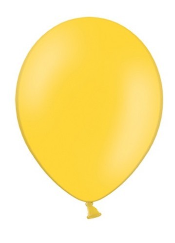 100 party star balloons yellow 23cm