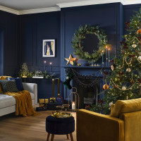 Preview: Golden LED Christmas tree 30cm