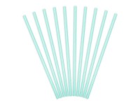 Preview: 10 paper straws turquoise 19.5cm