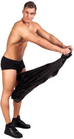 Widok: Seksowne spodnie Stripper z rzepem w kolorze czarnym