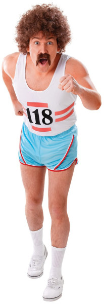 Retro athlete runner costume