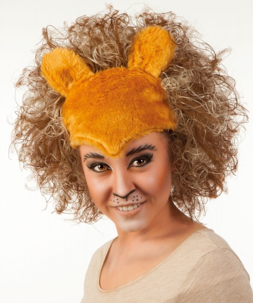 Plush cat wig
