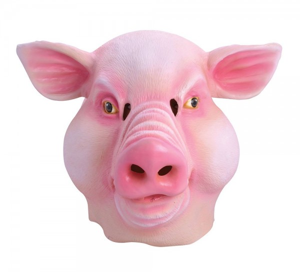 Authentische Schweins Vollkopfmaske