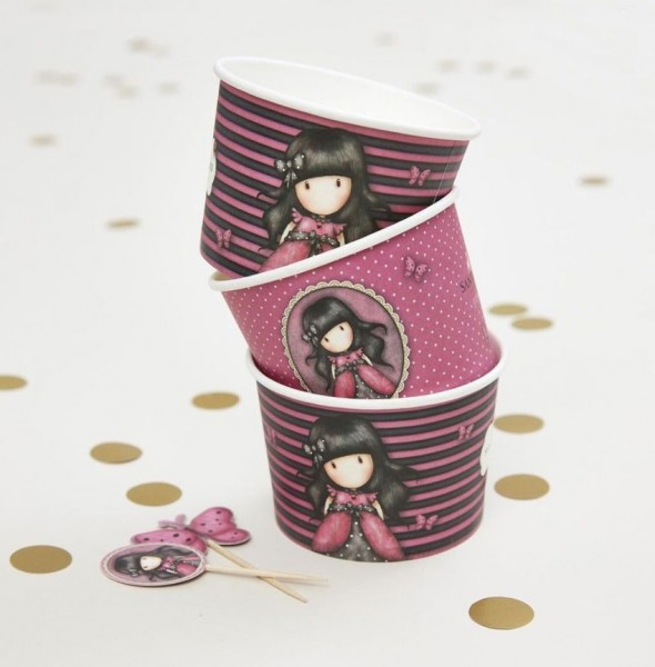 8 Santoro Gorjuss Ladybird dessert cups
