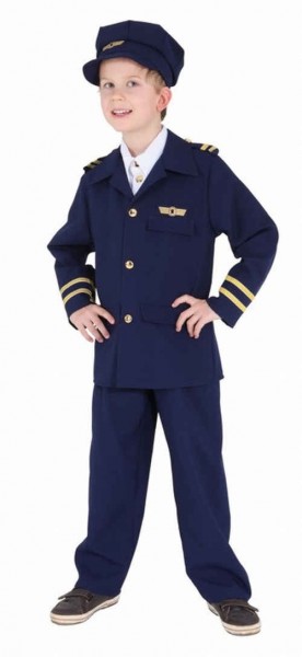 Junior pilot uniform costume