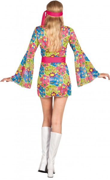 Flower Power Jazzy Hippie Dress 2