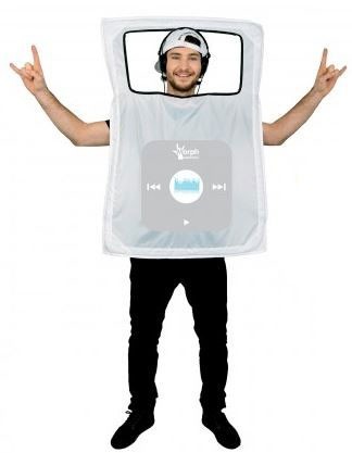 MP3 player pop-up costume
