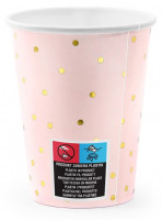 Preview: 6 Party Queen paper cups pink 260ml