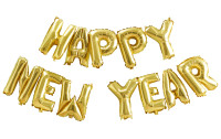 Vista previa: Letras de oro feliz año nuevo 4m