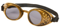 Okulary Mac Max Steampunk w kolorze brązowym