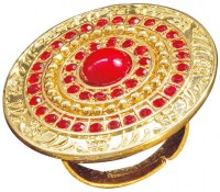 Anteprima: Antico anello in oro con pietre