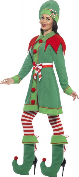 Trixi Christmas Elf dameskostuum 3