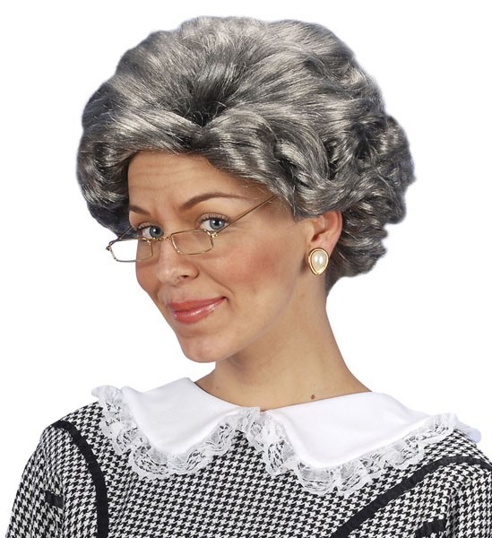 Grandma Betty Wig Silver-Grey
