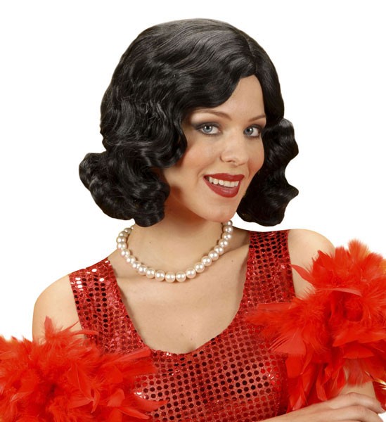 Damen Bob Perücke Mit Flapper Stirnband – Kostüm Perücke In Schwarz, Rot, Rosa, Weiß