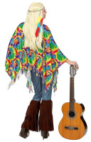 70s hippie poncho for women