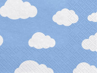 20 Cloudy Sky Napkins 33cm