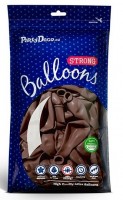 Anteprima: 100 palloncini in metallo color terra di Siena 23cm