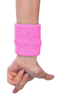 Preview: Pink 80s sweatbands set