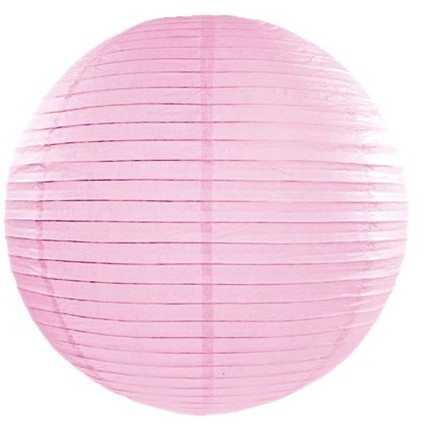 Lanterna rosa chiaro 35cm