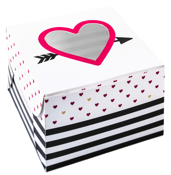 2 Little love muffin boxes 7.5 x 11.5 cm