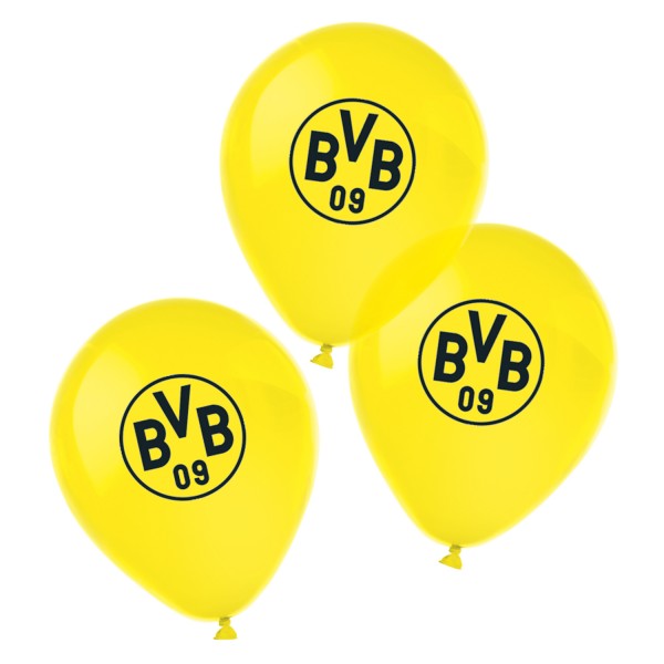 6 BVB Dortmund Luftballons 27,5cm