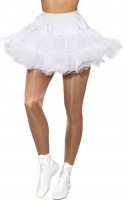 Mini Petticoat Weiß Mit Drahtkante