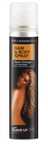 Coloration Cheveux Couleur Corps Orange Spray 75ml