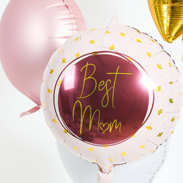 Eleganter Best Mom Folienballon 45cm 2