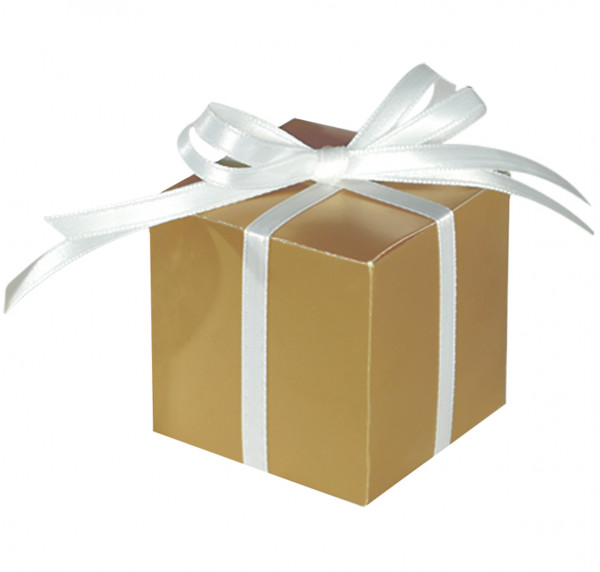 100 Goldene Geschenkboxen Tiffany