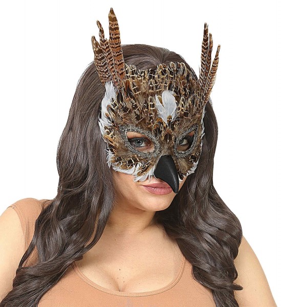 Skovholder ugle maske