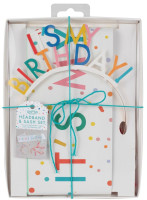 Widok: Kolorowy urodzinowy 2-częściowy zestaw urodzinowy